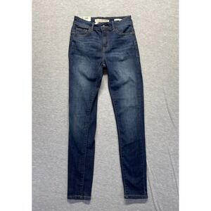 Most Collection Curvy High Rise Eco-Friendly Jeans Womens 1/25 Blue Skinny Leg